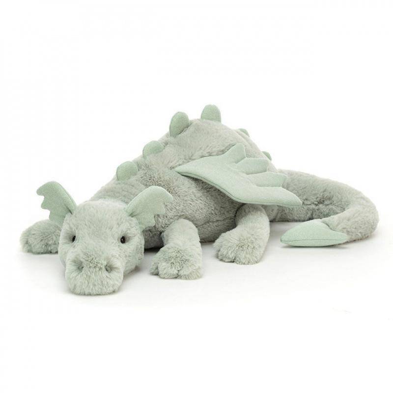 Internet-Berühmtheit Himmelsdrachen-Puppe lustiges Gelee-Plüschtier Regenbogen-Schnee-Drachen-Puppe großes Wurfkissen Geschenk 90cm(0.8kg） von Joom DACH