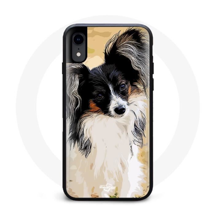 Iphone XS-Hülle Kontinentaler Zwergspaniel-Hund von Joom DACH