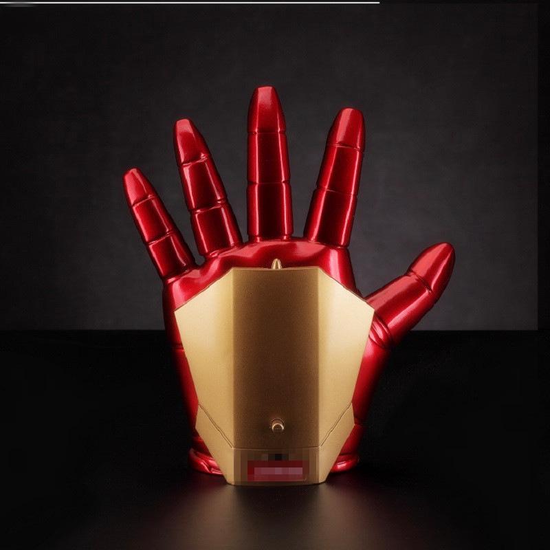 Iron Man Leuchtender Tragbarer Helm & Handschuhe Cosplay Spielzeug für Kinder von Joom DACH