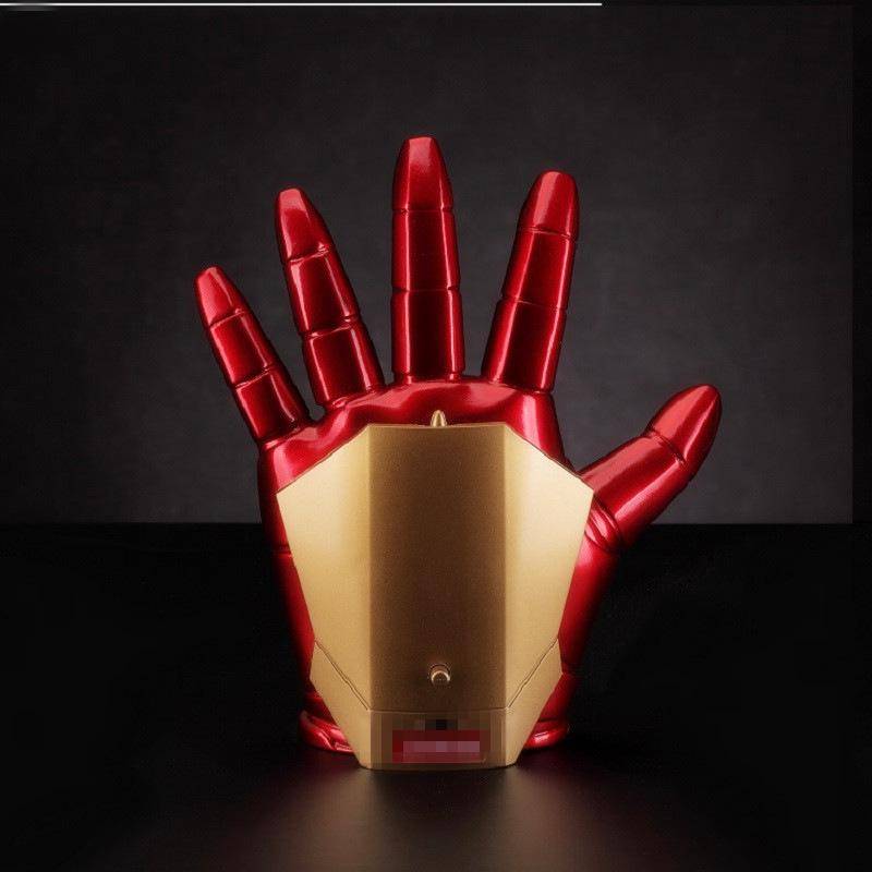 Iron Man Leuchtender Tragbarer Helm & Handschuhe Cosplay Spielzeug für Kinder von Joom DACH