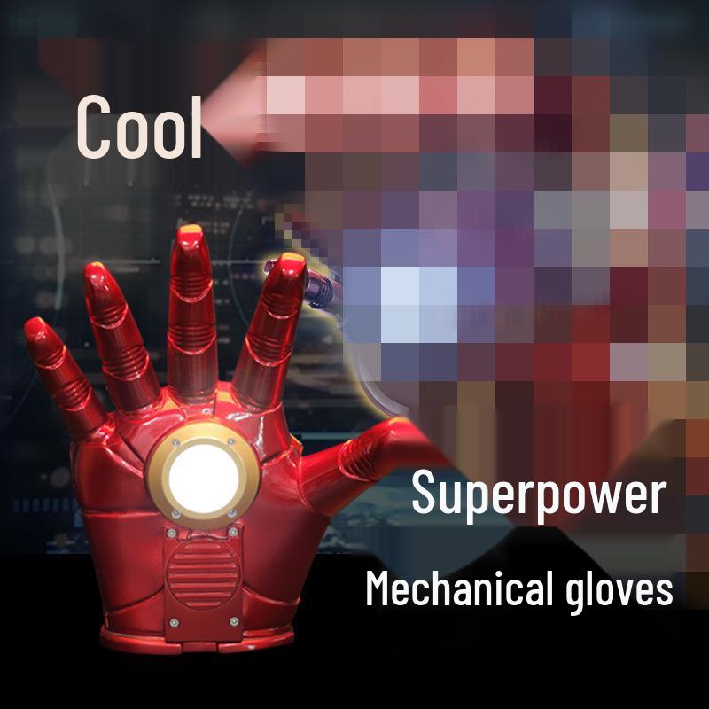 Iron Man Leuchtender Tragbarer Helm & Handschuhe Cosplay Spielzeug für Kinder von Joom DACH