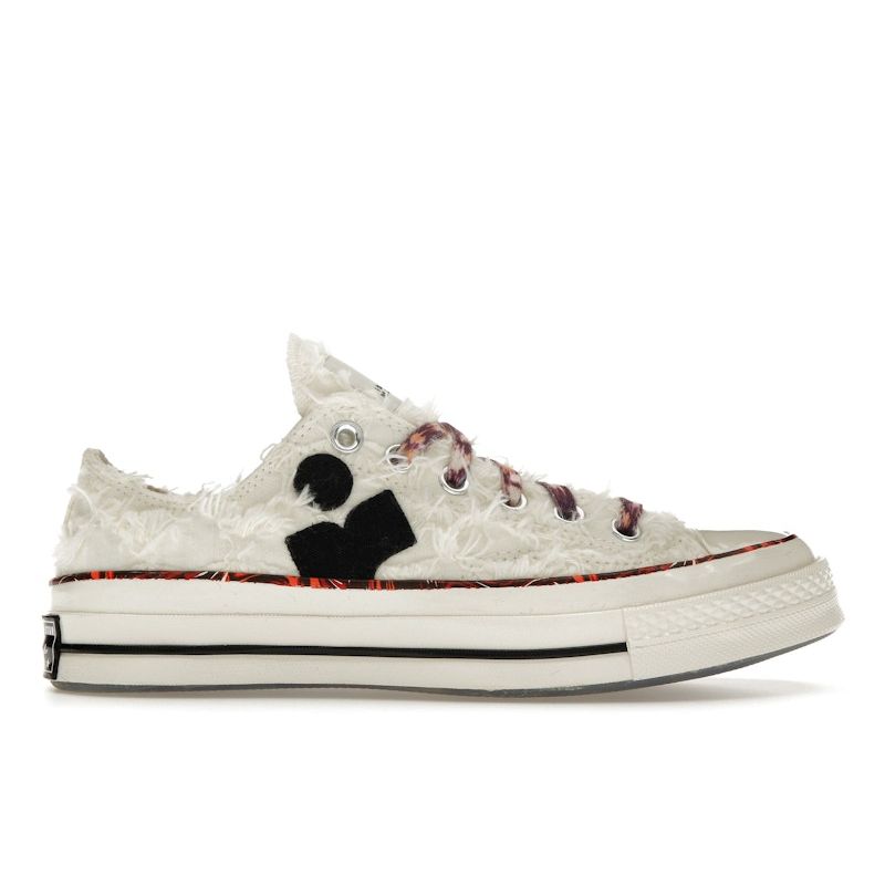 Isabel Marant x Converse Chuck 70 Low Vanilla White Unisex Sneaker Creme Schwarz Rot A10800C 45 von Joom DACH