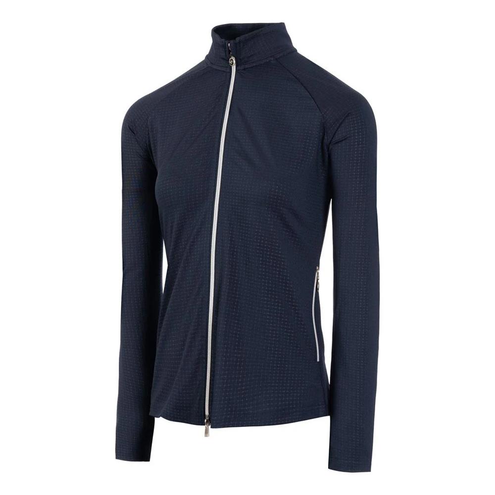 Island Green Damen/Damen Geprägte Jacke mit durchgehendem Reißverschluss S dunkelblau von Joom DACH
