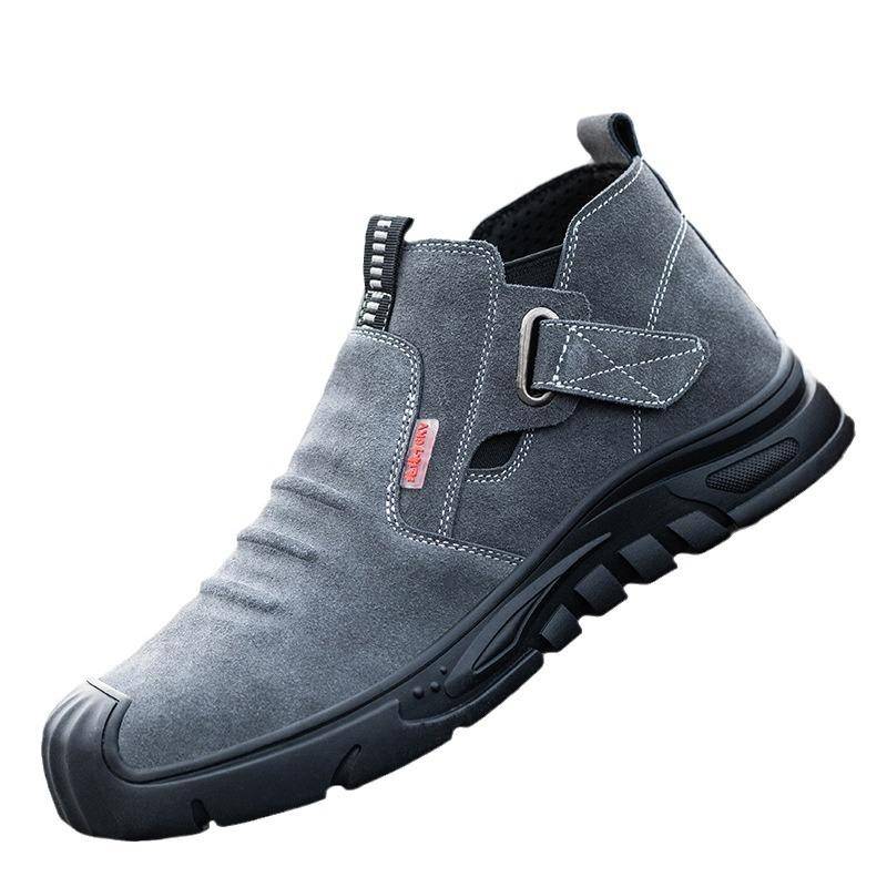 Isolierte Arbeitsversicherungsschuhe für Herren, bruch- und durchstichsichere Sicherheitsschuhe, verschleißfeste und rutschfeste Schuhe 46 von Joom DACH