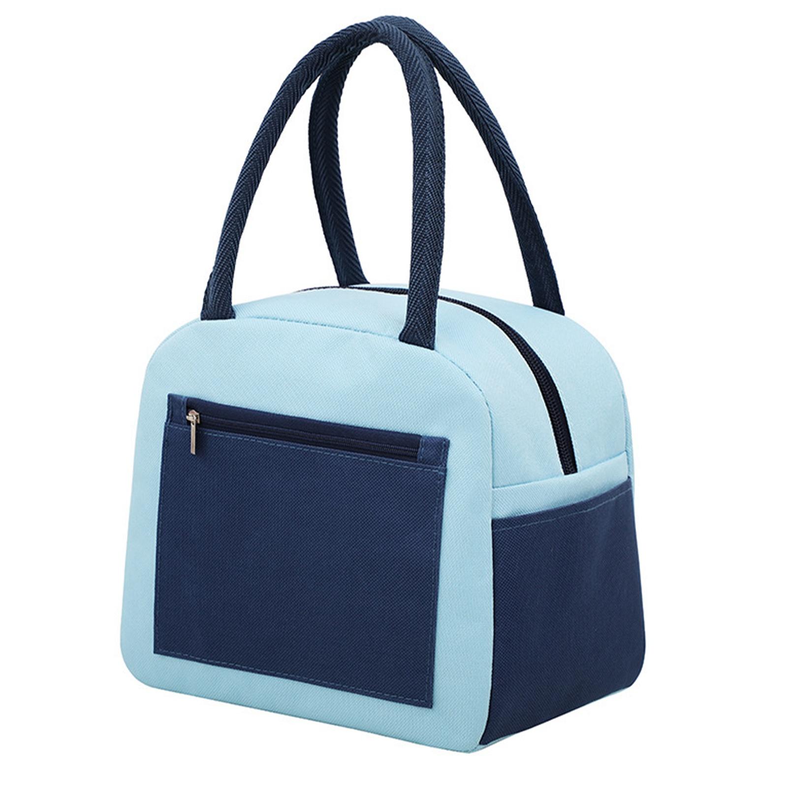 Isolierte Lunchtasche Verdickte Aluminiumfolie Großes Fassungsvermögen Reißverschluss Wiederverwendbare Lunch-Kühltasche Organizer von Joom DACH