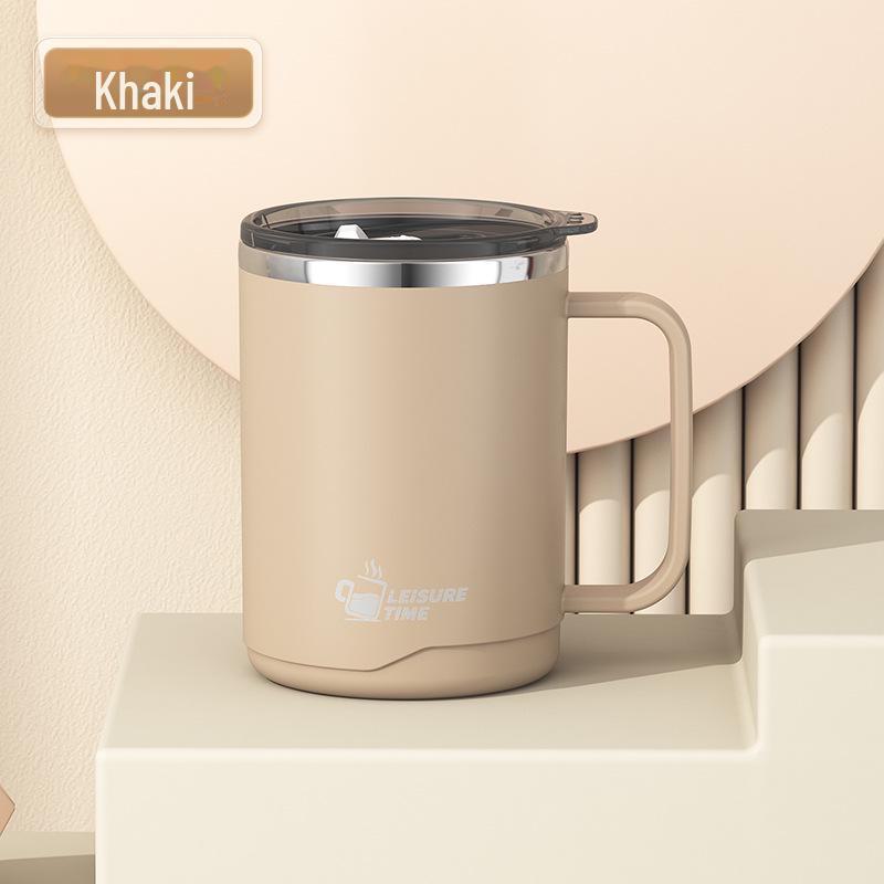 Isolierter Kaffeebecher mit Deckel – doppelschichtiger 304 Edelstahl für Büroangestellte Inner Liner 201 von Joom DACH