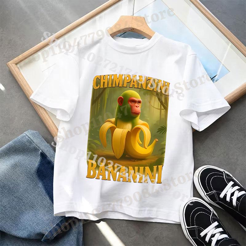 Italienische Brainrot T-Shirts für Kinder Anime Cartoon Niedliches Kurzarmshirt Jungen Mädchen Sommer Mode Top Kinderkleidung Geschenke 110 von Joom DACH