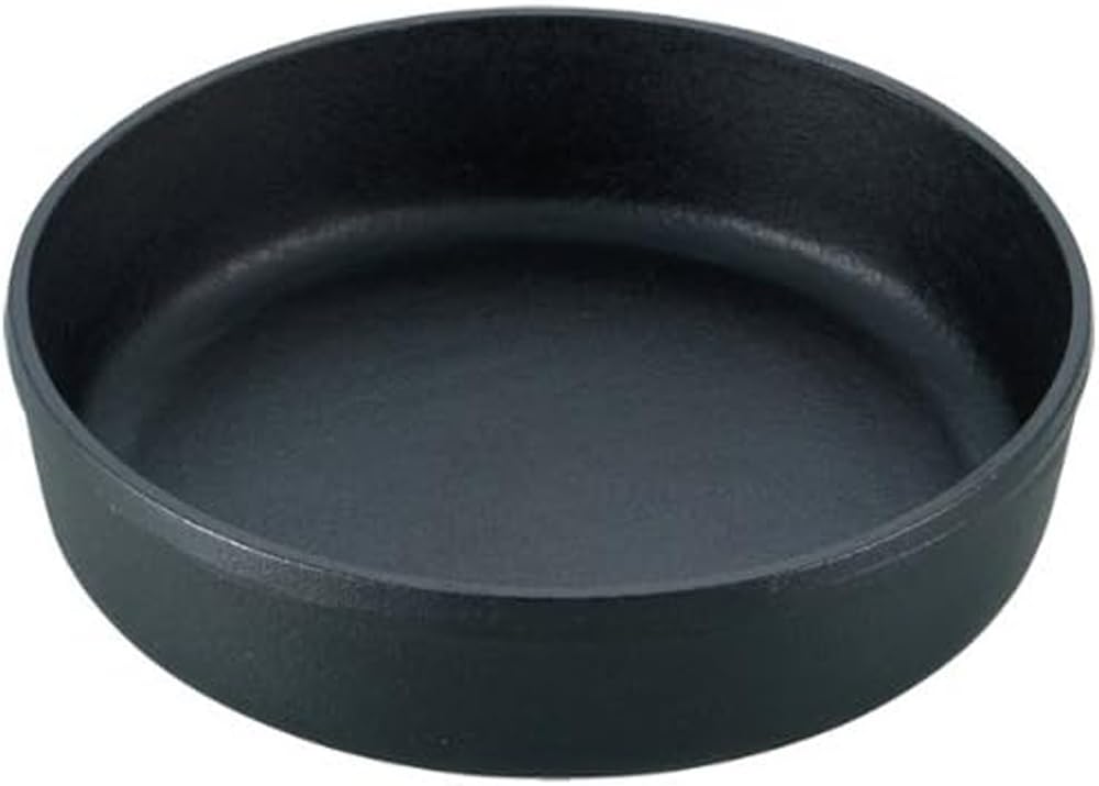 Iwachu Sukiyaki-Topf, rund, 20 cm, IH-kompatibles Nambu-Eisengeschirr, 20302, schwarz, Innendurchmesser 20 cm schwarz von Joom DACH