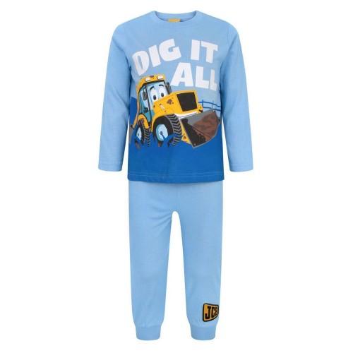 JCB Kinder Jungen Dig It All Schlafanzug 1-2 Years blau von Joom DACH