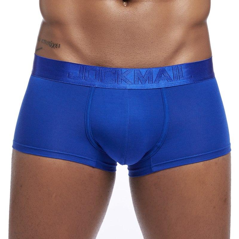 JOCKMAIL Herren-Boxershorts, atmungsaktive Boxershorts aus Modal mit niedriger Taille XXL blau von Joom DACH