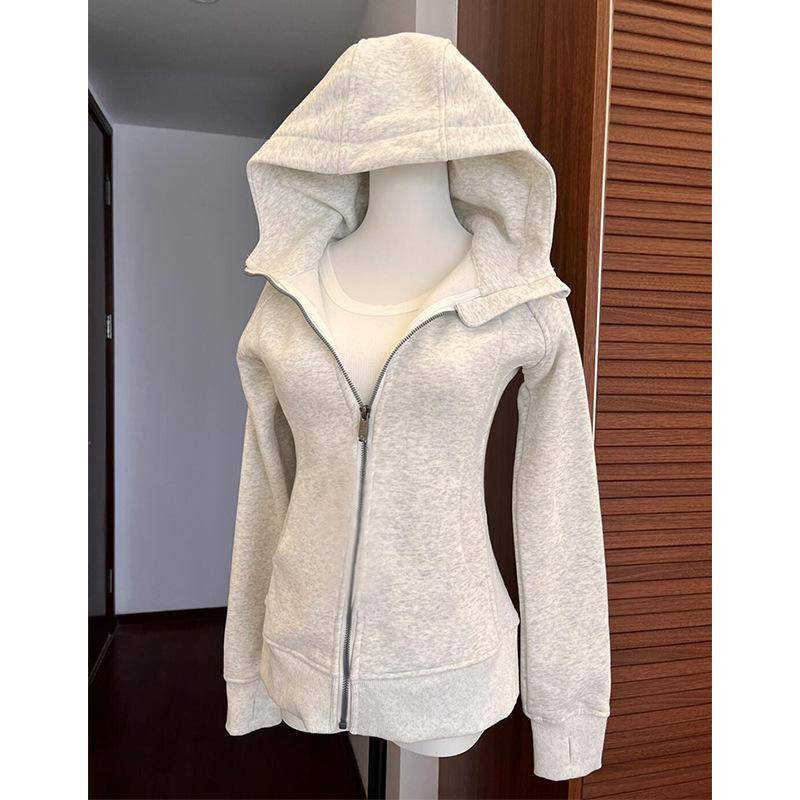 Jacke Damen Herbst und Winter Dünne Schulter Kurz Kapuze Innentaille Oberteil S von Joom DACH