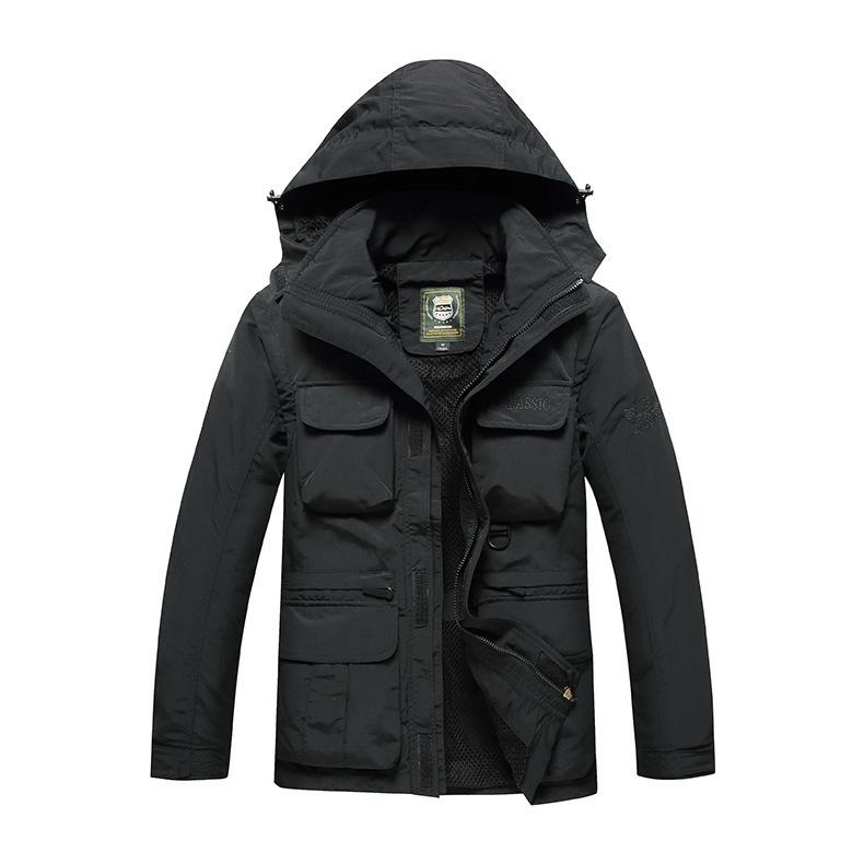 Jacke Herren Outdoor Dünnes Netz Abnehmbarer Ärmel Kapuze Wasserdicht Atmungsaktiv Jacke XXXL von Joom DACH