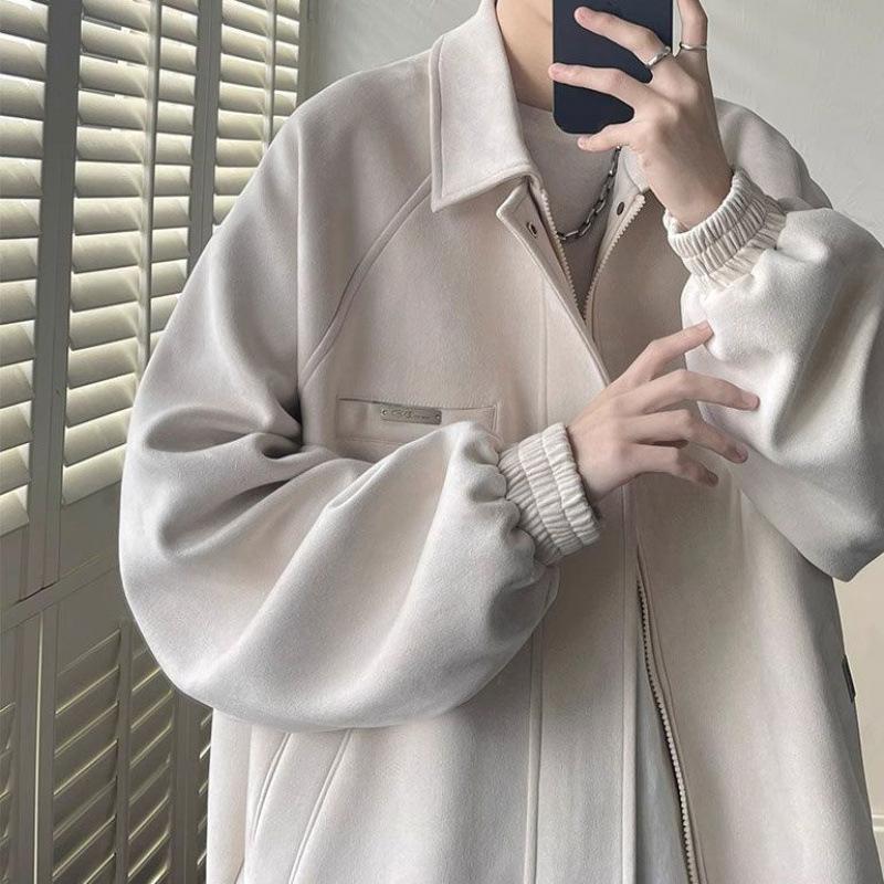 Jacke Jungen Frühling und Herbst Vier Jahreszeiten Teenager Locker Lässig Reversjacke 2XL von Joom DACH