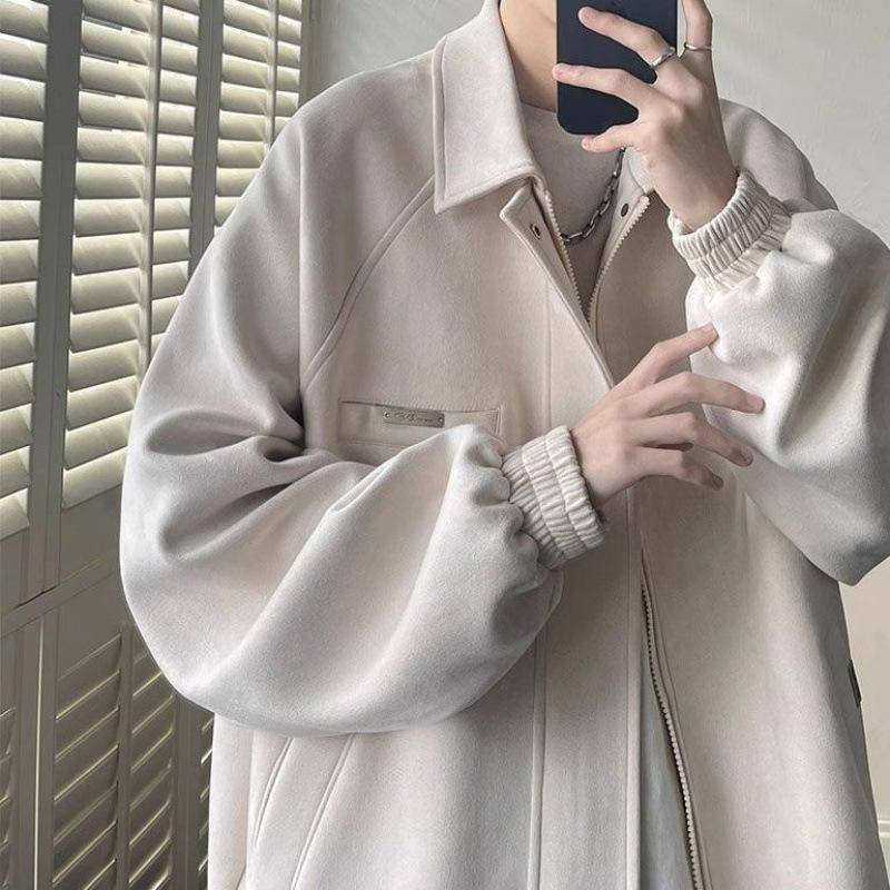 Jacke Jungen Frühling und Herbst Vier Jahreszeiten Teenager Locker Lässig Reversjacke 2XL von Joom DACH