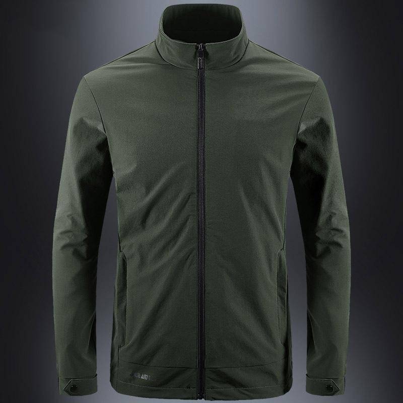 Jacken Herren Herbst und Winter Neu Winddichte Oberteile Verdickt Herbst Lässig Trendig Stehkragen Sportjacken 5XL von Joom DACH