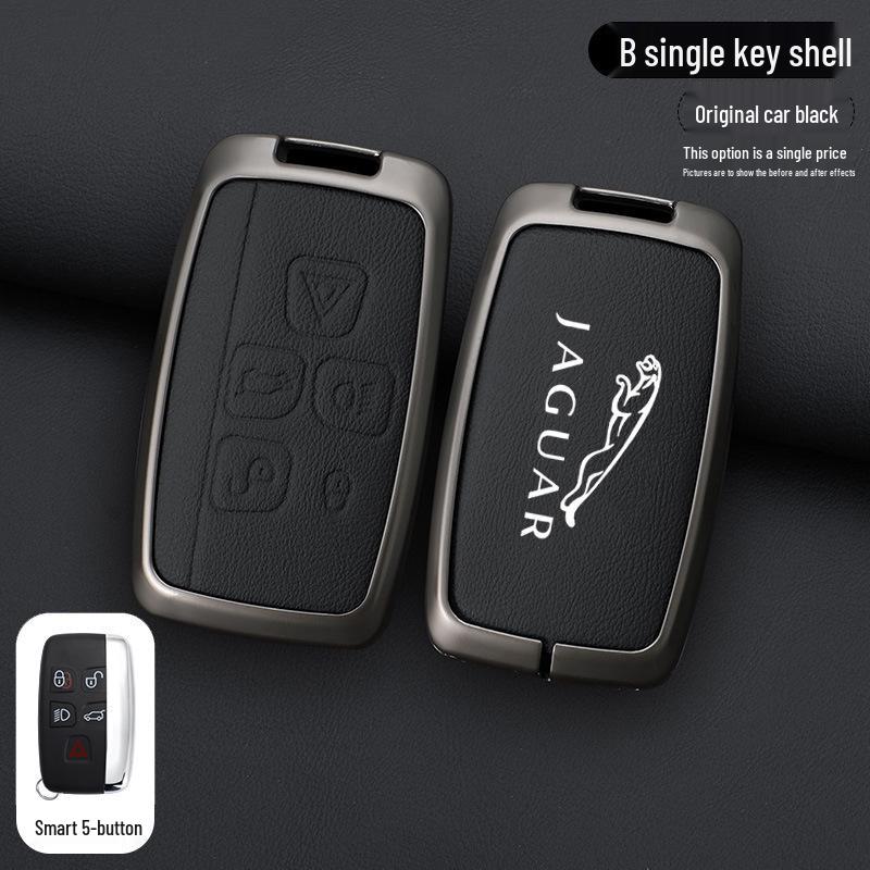 Jaguar XJ/XEL/XFL/FTYPE/EPACE Herren Leder Schlüsselanhänger mit Metallschnalle OPP Bag von Joom DACH