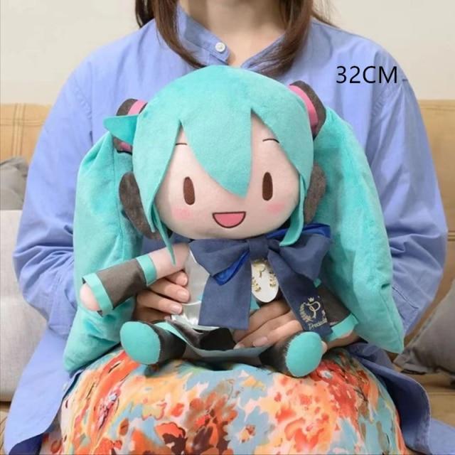 Japan Anime Hatsune Miku FUFU Plüsch Kissen Kawaii Plüsch Puppe Baby Puppe Spielzeug Party kinder Weihnachten Geschenk Mädchen Spielzeug 1pc von Joom DACH