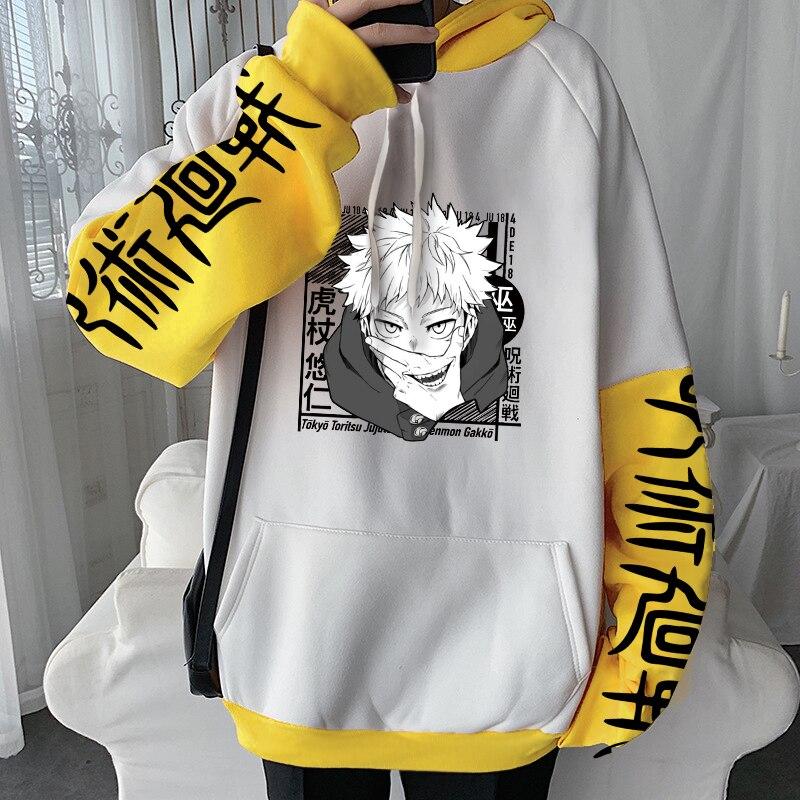 Japan Anime Jujutsu Kaisen Itadori Yuji Manga Hoodies Männer Frauen Mode Streetwear Winter Lose Beiläufige Langarm Sweatshrts L weiß Japan Anime Jujutsu Kaisen Itadori Yuji Manga Hoodies Männer Frauen Mode Streetwear Winter Lose Beiläufige Langarm Sweatshrts L weiß von Joom DACH