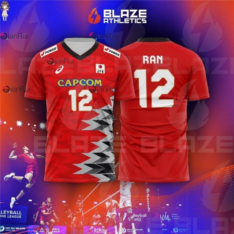 Japan Volleyball Trikot Herren Damen Kleidung R.Takahashi Nr. 21 Ishikawa Nr. 14 Sportlich Lässig Atmungsaktiv Schnelltrocknend Übergroße Oberteile XL von Joom DACH