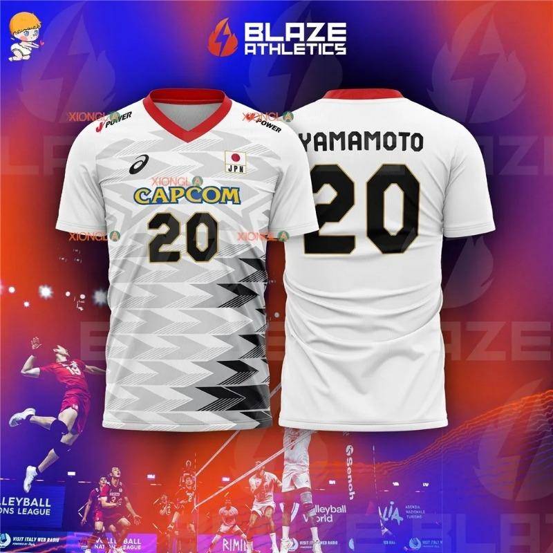 Japan Volleyball Trikot Herren Damen Kleidung R.Takahashi Nr. 21 Ishikawa Nr. 14 Sportlich Lässig Atmungsaktiv Schnelltrocknend Übergroße Oberteile XL von Joom DACH