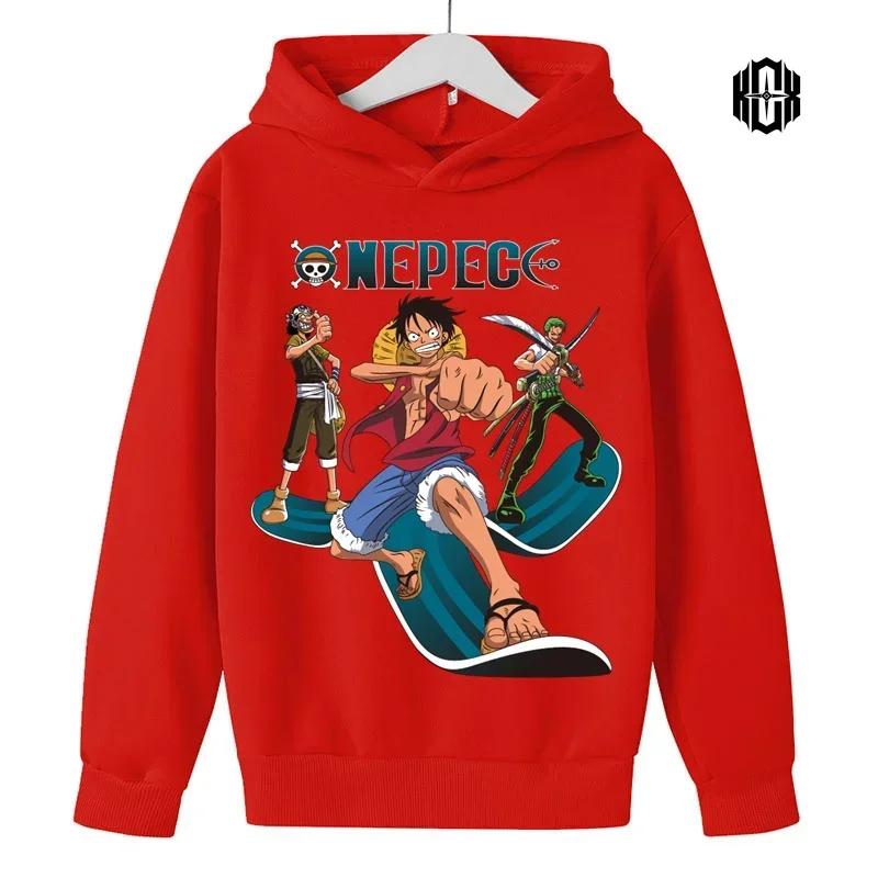 Japanisches Anime Cartoon Grafik Sweatshirt für Kinder One Piece Roronoa Zoro Lustig Luffy Ullzang 120cm von Joom DACH