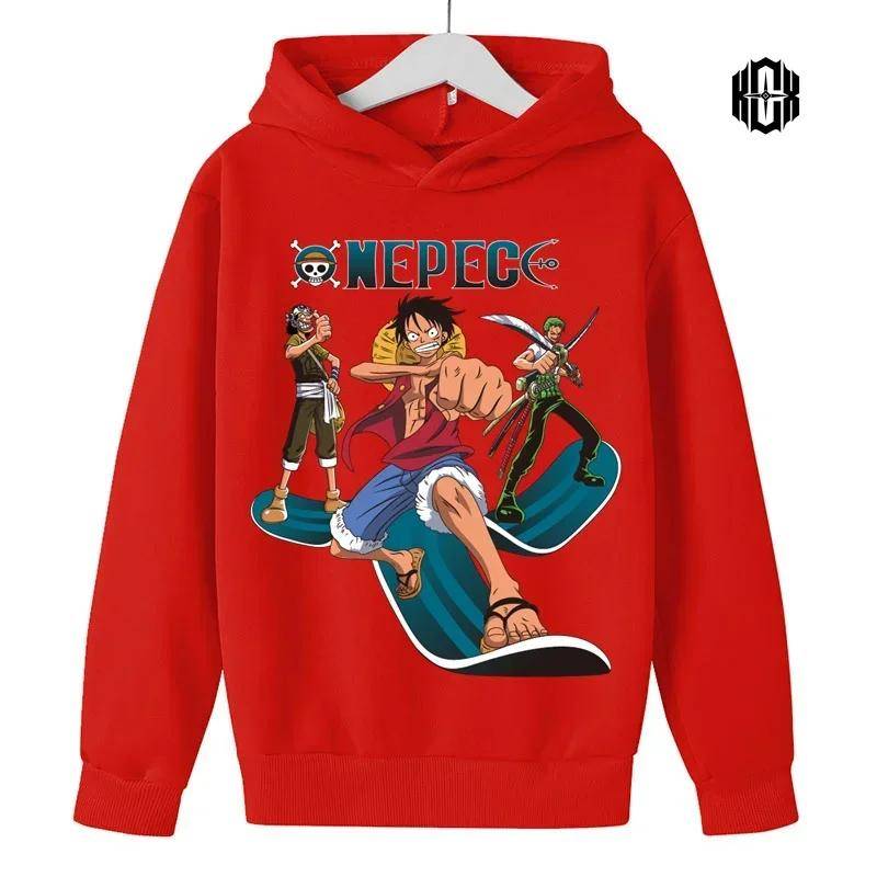 Japanisches Anime Cartoon Grafik Sweatshirt für Kinder One Piece Roronoa Zoro Lustig Luffy Ullzang 120cm von Joom DACH