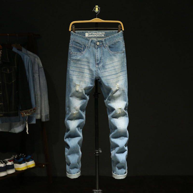 Jeans Herren Slim Straight Loose Mid Waist Zerrissene Jeanshose Retro Jeans 38 Jeans Herren Slim Straight Loose Mid Waist Zerrissene Jeanshose Retro Jeans 38 von Joom DACH