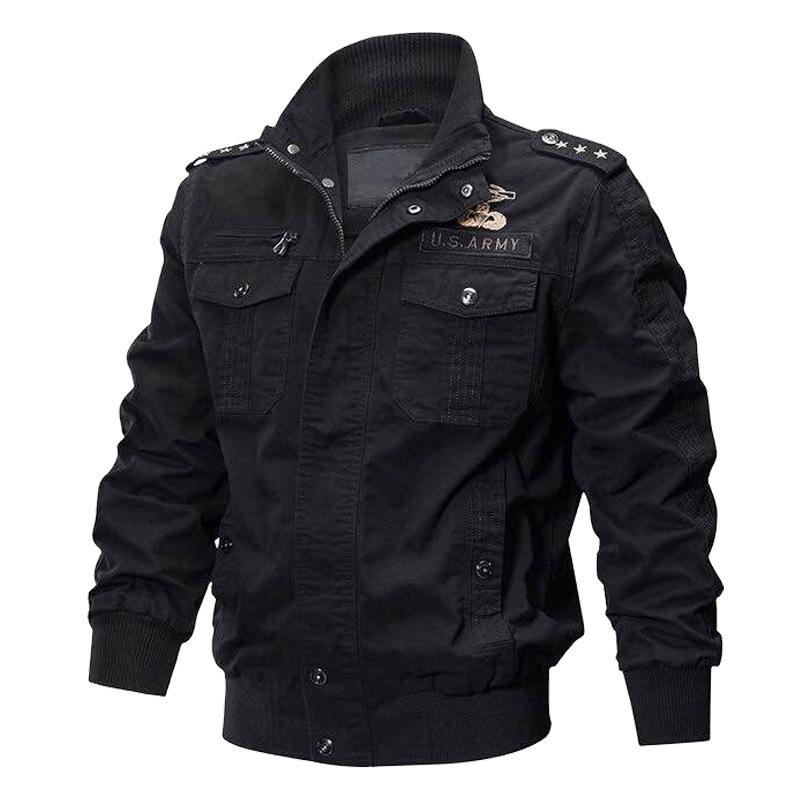 Jeansjacke Herrenmode Motorrad Jeansjacken Herren Casual Casual Jeansjacke Mann Oberbekleidung Mantel 6XL schwarz Jeansjacke Herrenmode Motorrad Jeansjacken Herren Casual Casual Jeansjacke Mann Oberbekleidung Mantel 6XL schwarz von Joom DACH