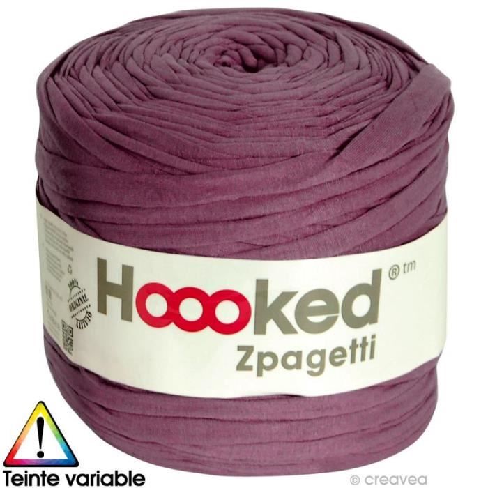 Jerseygarn - HOOOKED - Zpagetti - 120 Meter - Lila Farbe - Garn zum Häkeln und Stricken Violett von Joom DACH