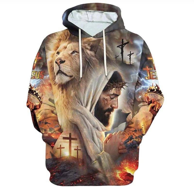 Jesus Amen Hoodie für Männer Kleidung Unisex 3D Christams God Bless You Gedruckt Neu in Hoodies Frauen Harajuku Mode y2k Pullover S von Joom DACH