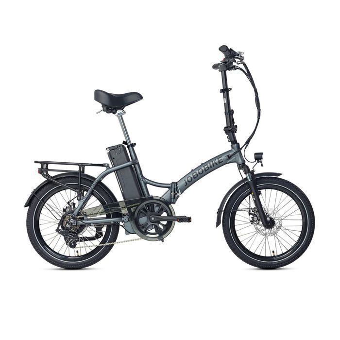 Jobobike Sam Vélo électrique pliant- 468 Wh - 250W - 20 pouces - 36V 13AH- XOFO Motor- 60 km d'autonomie - Shimano 7 speed - Gris weiß von Joom DACH