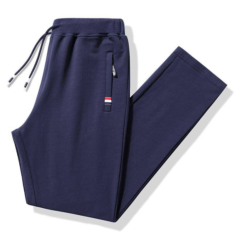 Jogginghose Herren Lose Gerade Frühling Und Herbst Freizeithose Große Größe Jogginghose Herrenhose 4XL blau von Joom DACH