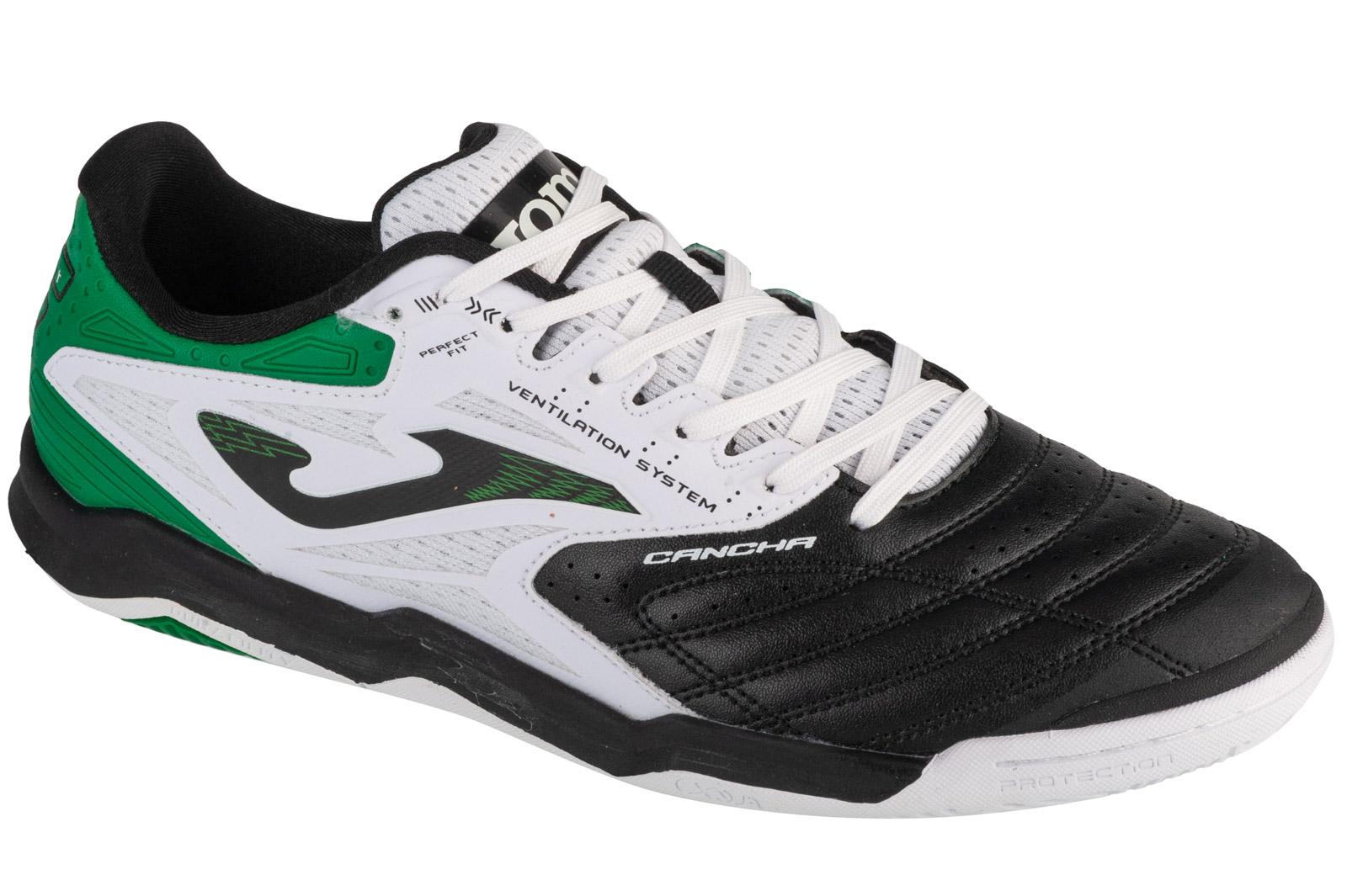 Joma Cancha 24 CANW IN, schwarze Hallenfußballschuhe für Herren 45 schwarz von Joom DACH