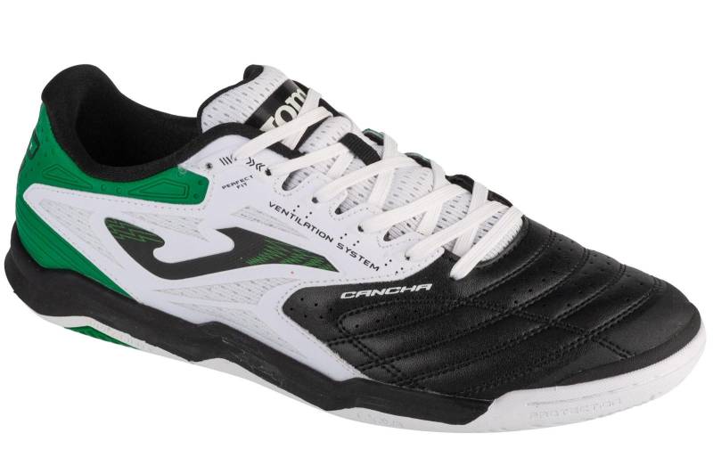 Joma Cancha 24 CANW IN, schwarze Hallenfußballschuhe für Herren 45 schwarz von Joom DACH