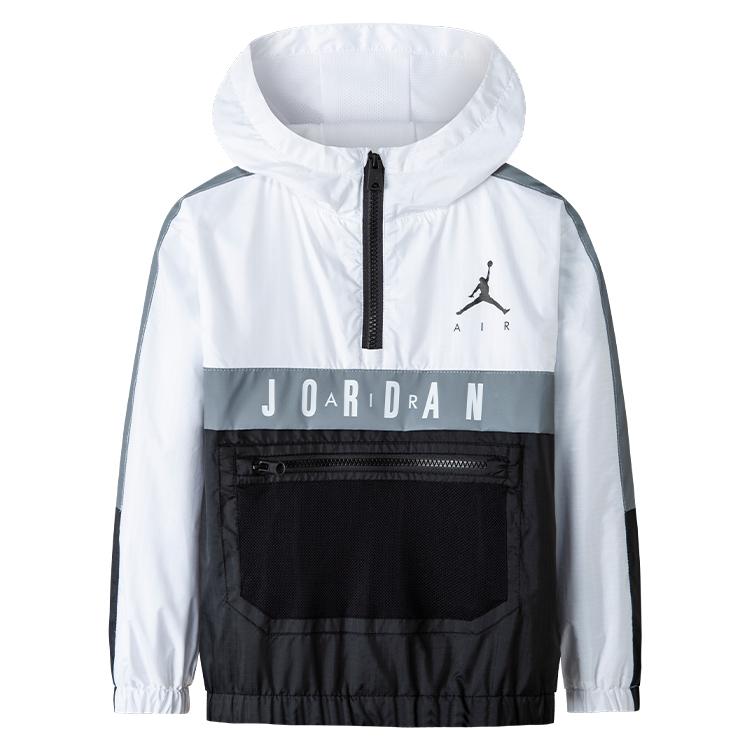 Jordan Colorblock Logo Print Lässige Kapuzen-Sportjacke Kinder Oberbekleidung Weiß JD2212015GS-001 S Jordan Colorblock Logo Print Lässige Kapuzen-Sportjacke Kinder Oberbekleidung Weiß JD2212015GS-001 S von Joom DACH