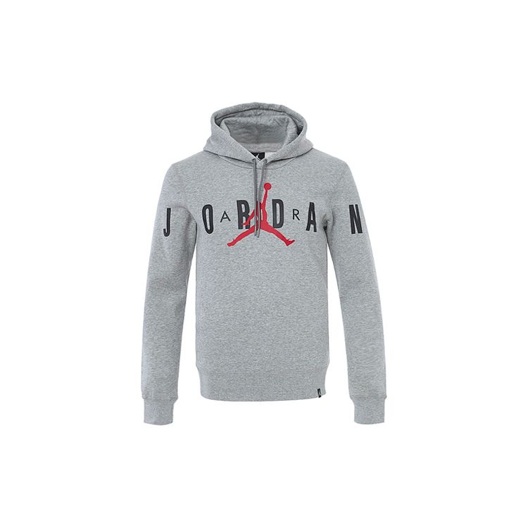 Jordan Kapuzenpullover mit Logo-Strick und Fleece-Futter für Herren, Grau, 834372-063 XL von Joom DACH