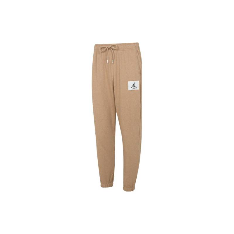 Jordan Logo Bestickte Kordelzug Strick Jogginghose mit Fleecefutter Herren Unterteile Khaki DQ7469-201 M von Joom DACH