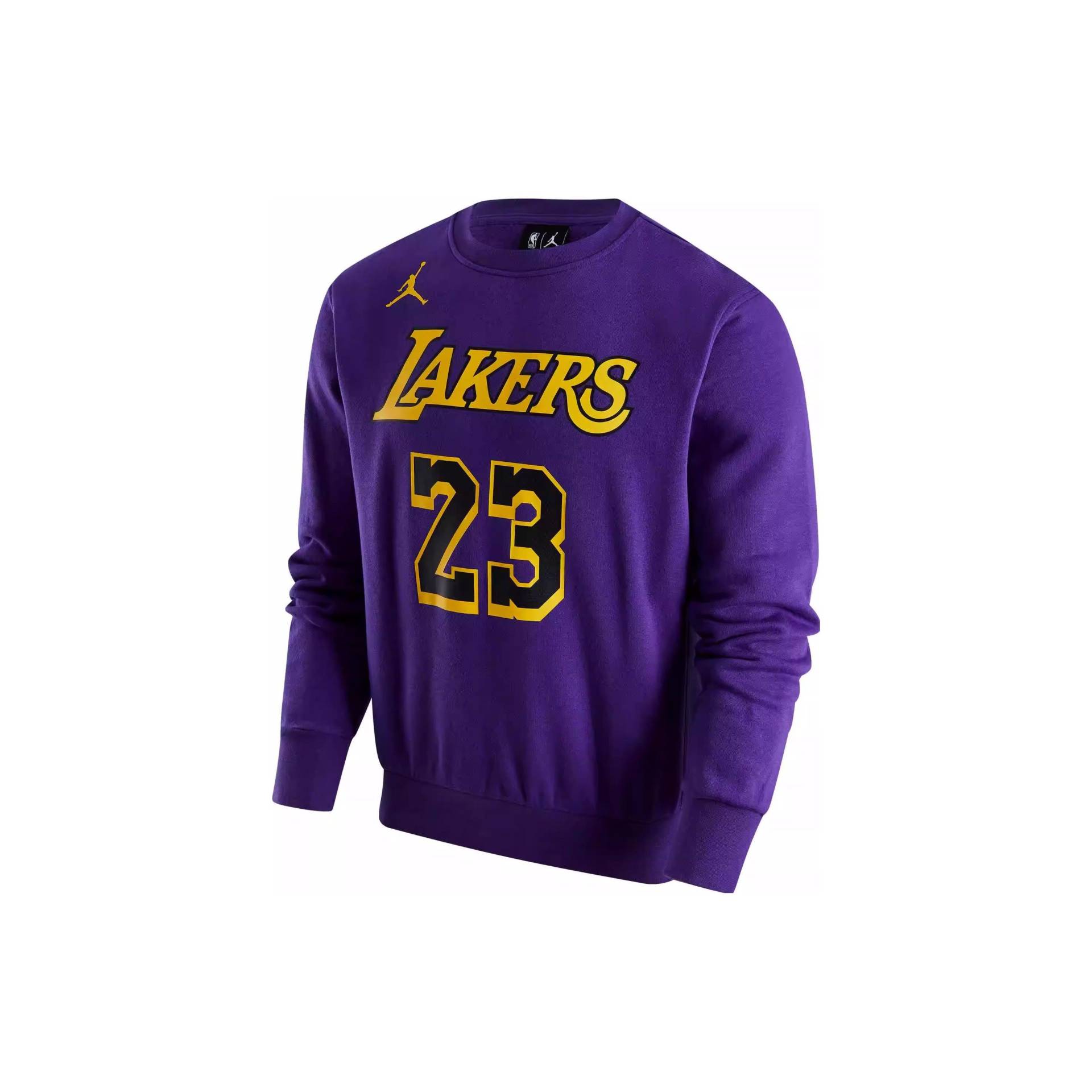 Jordan NBA Los Angeles Lakers Alphanumerisches Rundhals-Sweatshirt mit Fleecefutter Herren-Sweatshirt Lila DR2409-508 L von Joom DACH