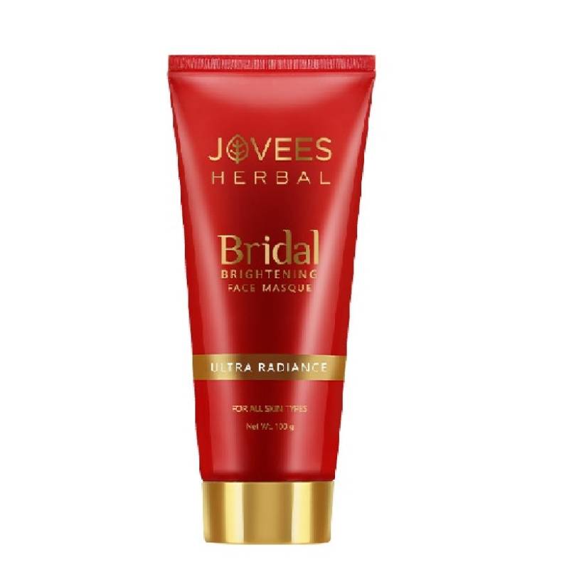 Jovees Herbal Bridal Aufhellende Gesichtsmaske Packung 100g | Ultra Strahlende Glow-Maske für Fahle Haut | Porenreinigend und Ausgleichend für Alle Hauttypen von Joom DACH
