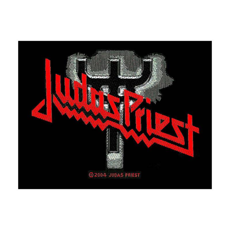 Judas Priest Gabel-Logo-Patch One Size rot/schwarz von Joom DACH