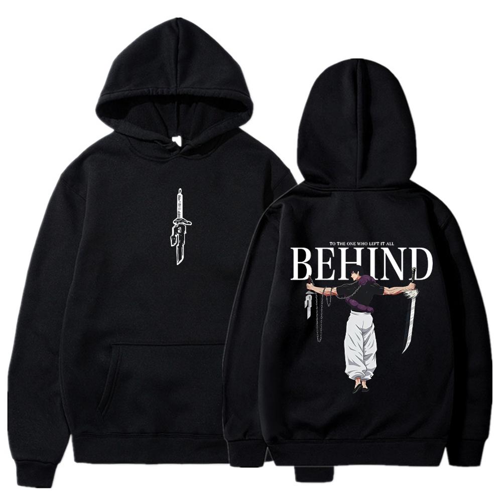 Jujutsu Kaisen Anime Hoodies Männer Frauen Fushiguro Toji Manga Kapuzenpullover Gothic Sweatshirts Hip Hop Streetwear Herrenbekleidung S schwarz von Joom DACH