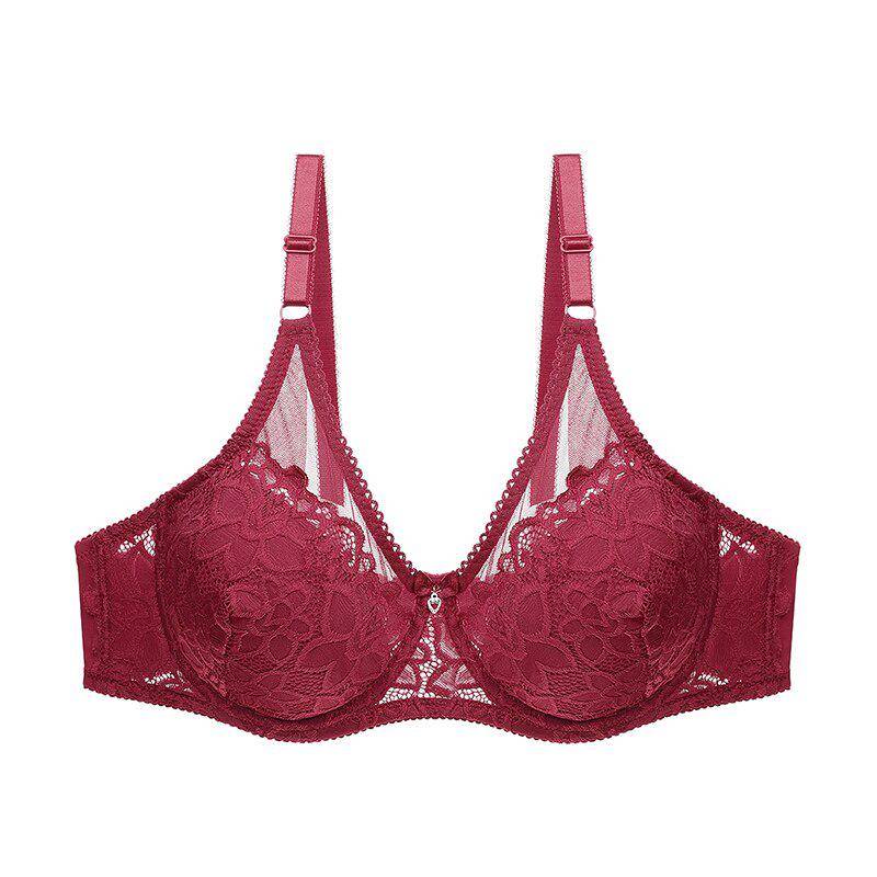 Julexy 75 80 85 90 95 100 CD Cup Damen BH Plus Size Spitze feste Unterwäsche 80C rot von Joom DACH