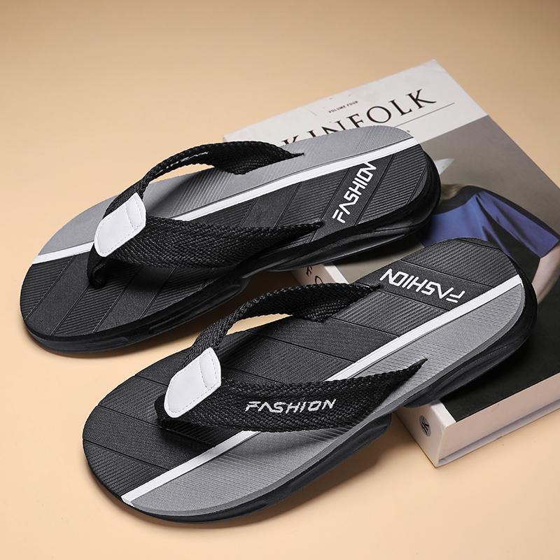 Jumpmore Schuhe Herren Flip Flops Mode Herren Sandalen Outdoor Weiche Sommer Hausschuhe Größe 39-45 39 graue von Joom DACH