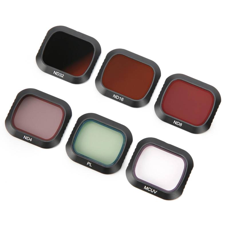 Junestar 6 in 1 UV CPL ND4 ND8 ND16 ND32 Objektivfilter Polarisator für DJI MAVIC 2 Pro von Joom DACH