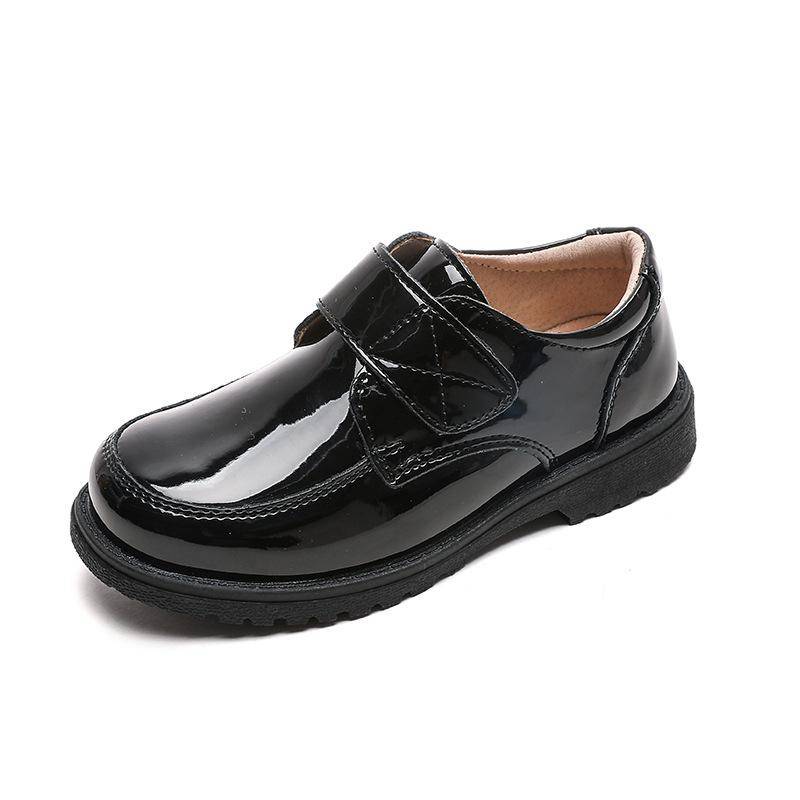 Jungen Lederschuhe Frühling Kinder Schwarze Tanzlederschuhe Britischer Stil Baby Performance Schuhe 27 von Joom DACH