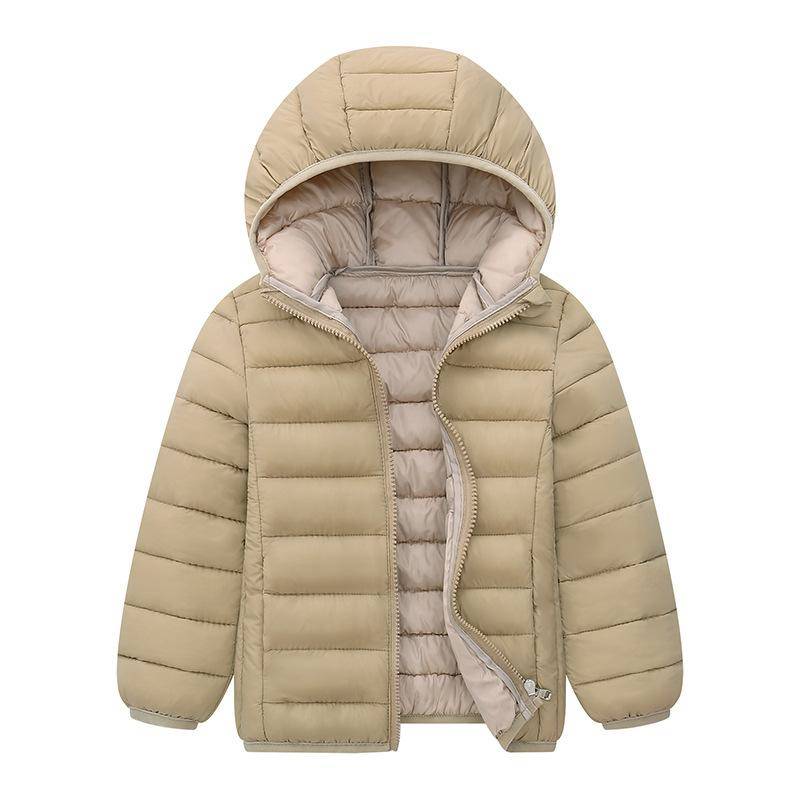 Jungen Leichte Daunenjacke Kinder Mädchen Winter Herbst Baumwollmantel Warme Kapuzenoberbekleidung Teen Sport Freizeitkleidung 160 khaki von Joom DACH