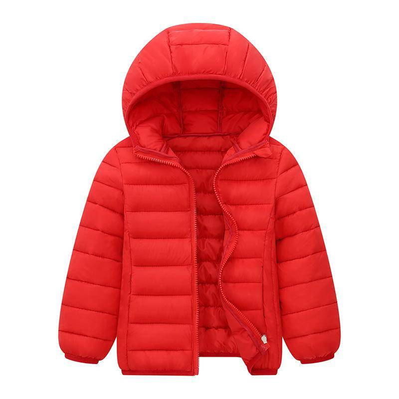 Jungen Leichte Daunenjacke Kinder Mädchen Winter Herbst Baumwollmantel Warme Kapuzenoberbekleidung Teen Sport Freizeitkleidung 160 rot von Joom DACH