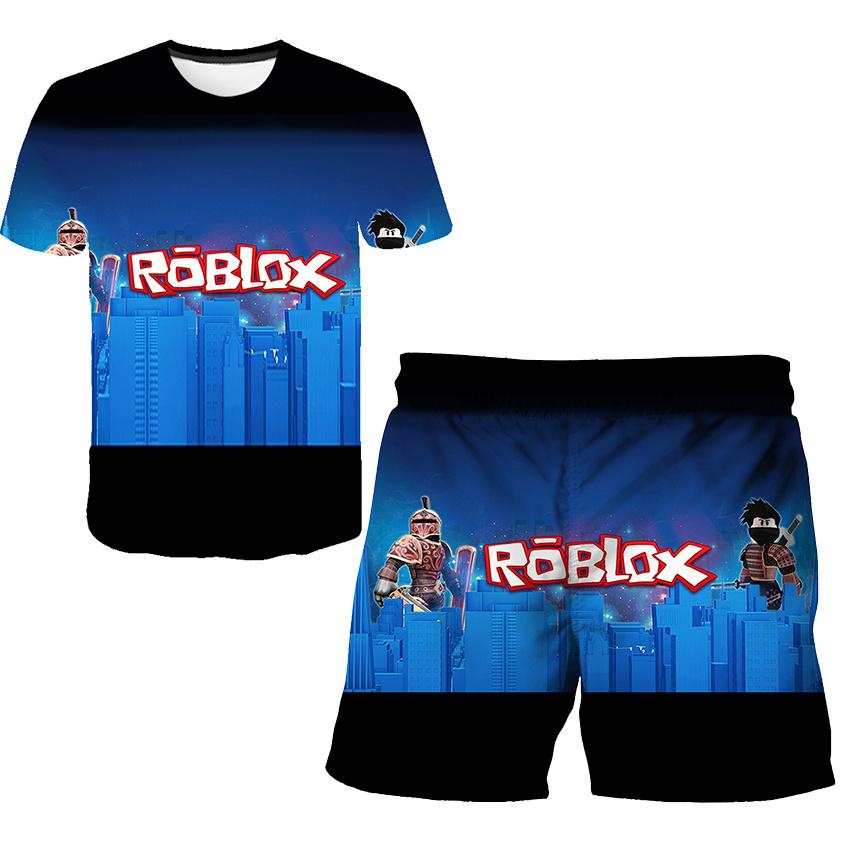 Jungen Mädchen 3D Gedruckt Sommer Kurzarm Kinder Kleidung Mode T Shirts Kurze Hosen Sets Für Kinder 4 6 8 10 12 14 jahre Alt 140 von Joom DACH