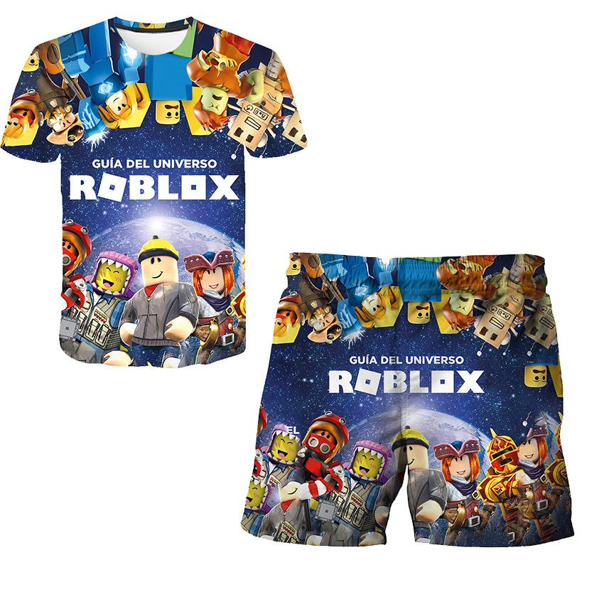 Jungen Mädchen 3D Gedruckt Sommer Kurzarm Kinder Kleidung Mode T Shirts Kurze Hosen Sets Für Kinder 4 6 8 10 12 14 jahre Alt 160 von Joom DACH