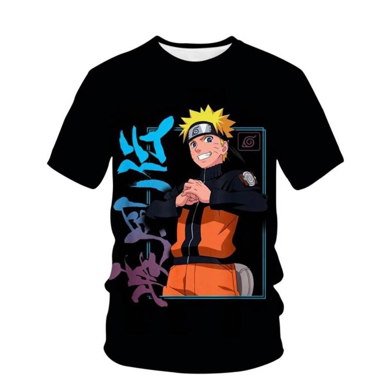 Jungen Naruto Zombie Animation T-Shirt Naruto Turtle Kindermode Cosplay T-Shirt Big Snake Pill Print Sommer MÄNNER T-Shirt S von Joom DACH